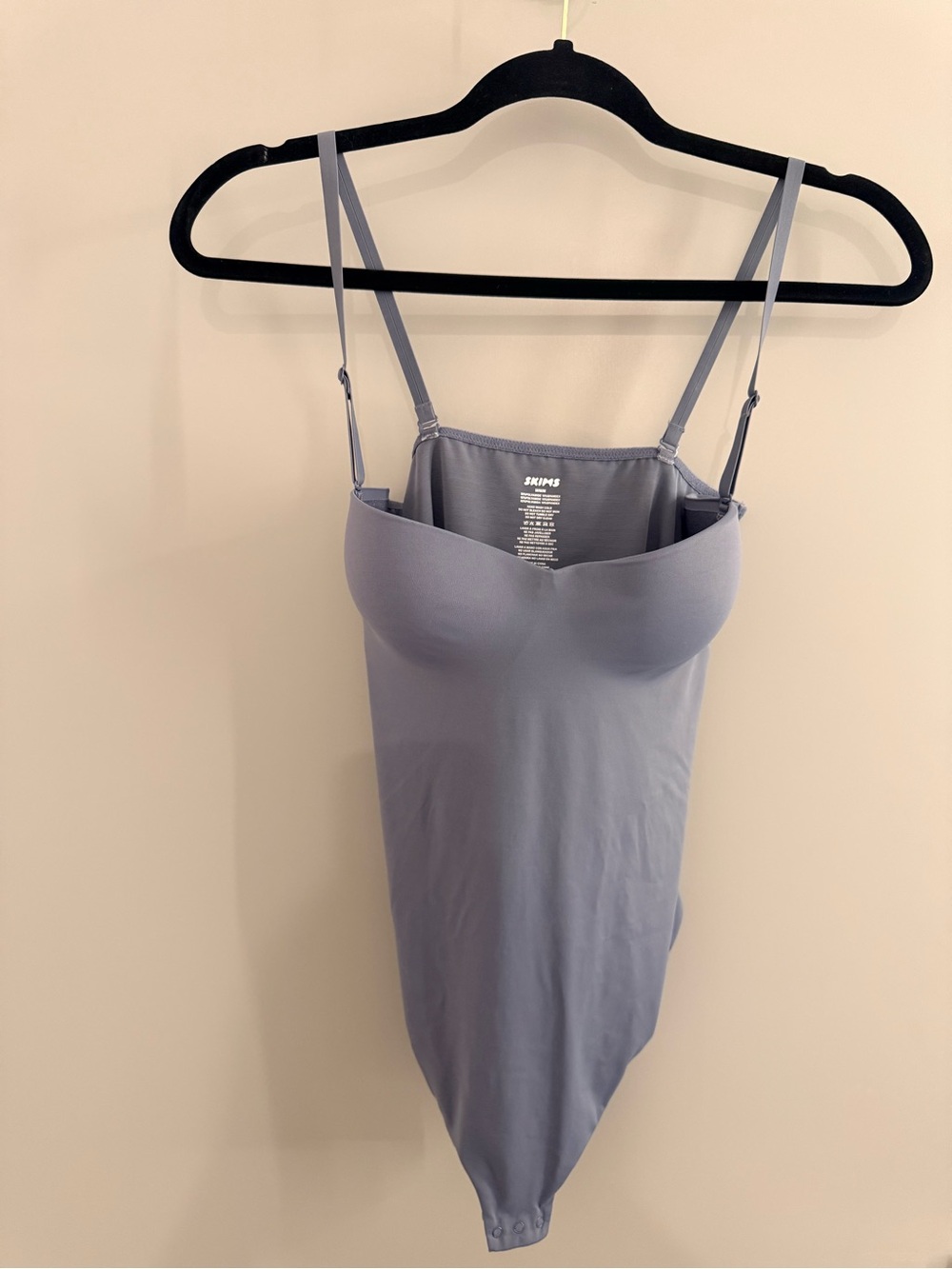 SKIMS Molded Cup Seamless Bodysuit - Light Gray